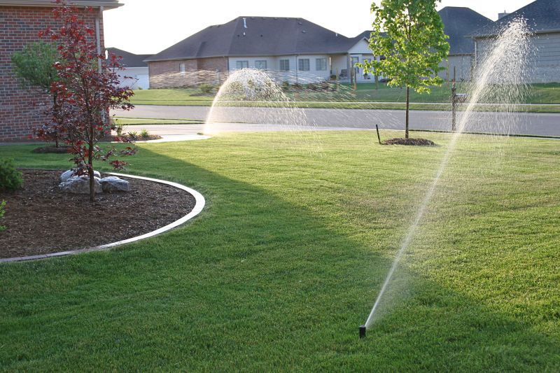 Lawn Irrigation Installation detail